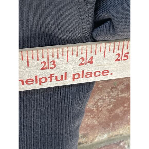 NWT HOMME + FEMME Large Gray Heavyweight Crewneck Sweatshirt Sweater Pullover - Picture 5 of 8